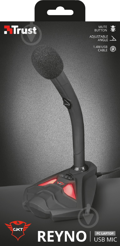 Мікрофон Trust GXT 211 Reyno USB Microphone 21857 (21857) - фото 6