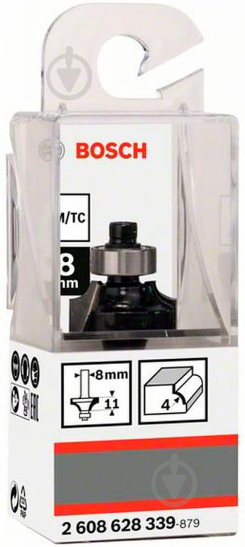 Фреза кромочная карнизная Bosch 8X20,7X53 2608628339 - фото 2