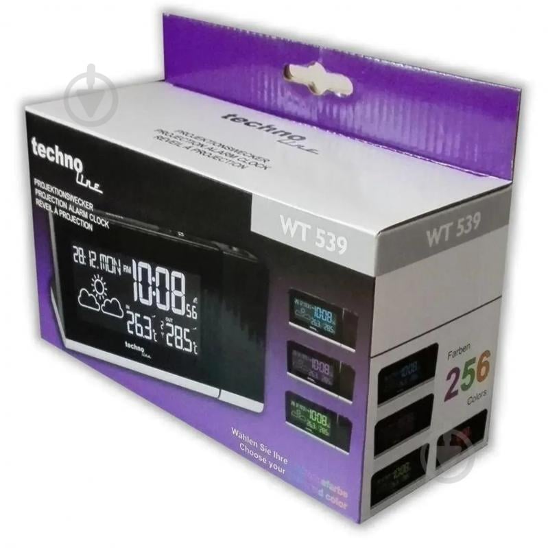 Часы проекционный Technoline WT539 Black - фото 8 Часы проекционный Technoline WT539 Black - фото 8