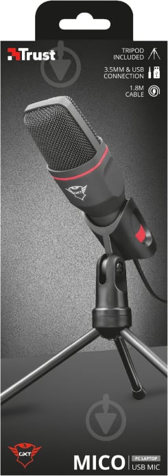 Микрофон Trust GXT 212 Mico USB Microphone 23791 (23791) - фото 9