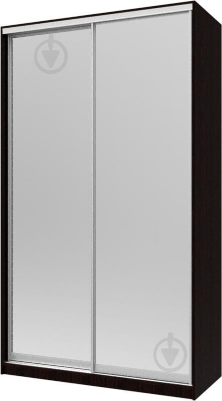 Шафа-купе Сіті24 Doros 1400x600x2400 мм венге двері дзеркало - фото 1 Шафа-купе Сіті24 Doros 1400x600x2400 мм венге двері дзеркало - фото 1
