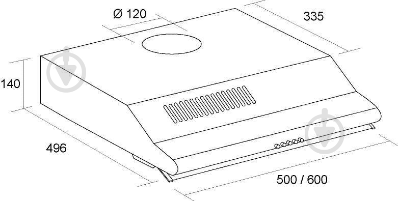 Витяжка Pyramida WH 60 WH - фото 12