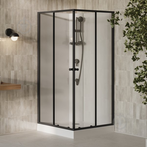 Душевой бокс Ravak BOXSRV2-90 черный TRANSPARENT - фото 1 Душевой бокс Ravak BOXSRV2-90 черный TRANSPARENT - фото 1