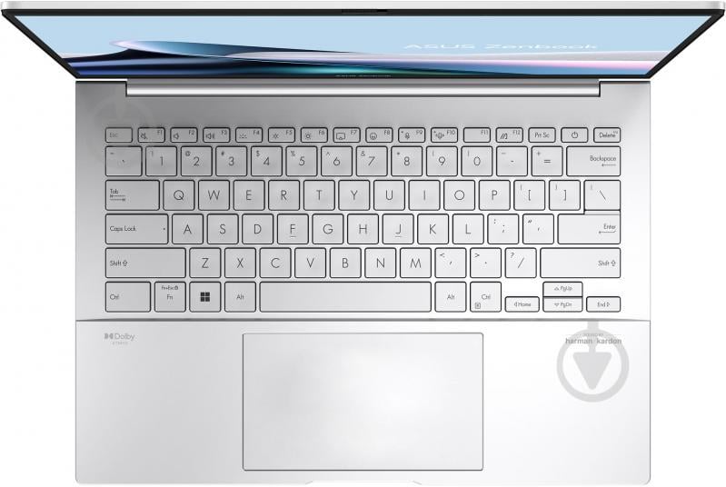 Ноутбук Asus Zenbook 14 UX3405MA-QD056W 14" (90NB11R2-M002F0) foggy silver - фото 4