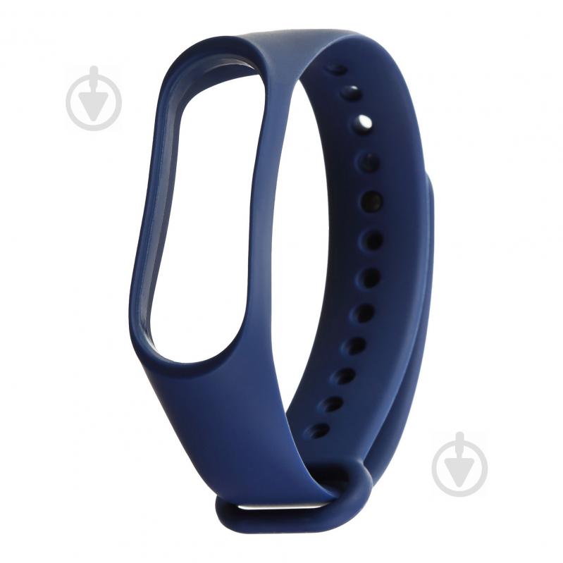 Ремінець для фітнес-браслета Armorstandart для Xiaomi Mi Band 4/3 Dark Blue (ARM51837) 51837 - фото 1