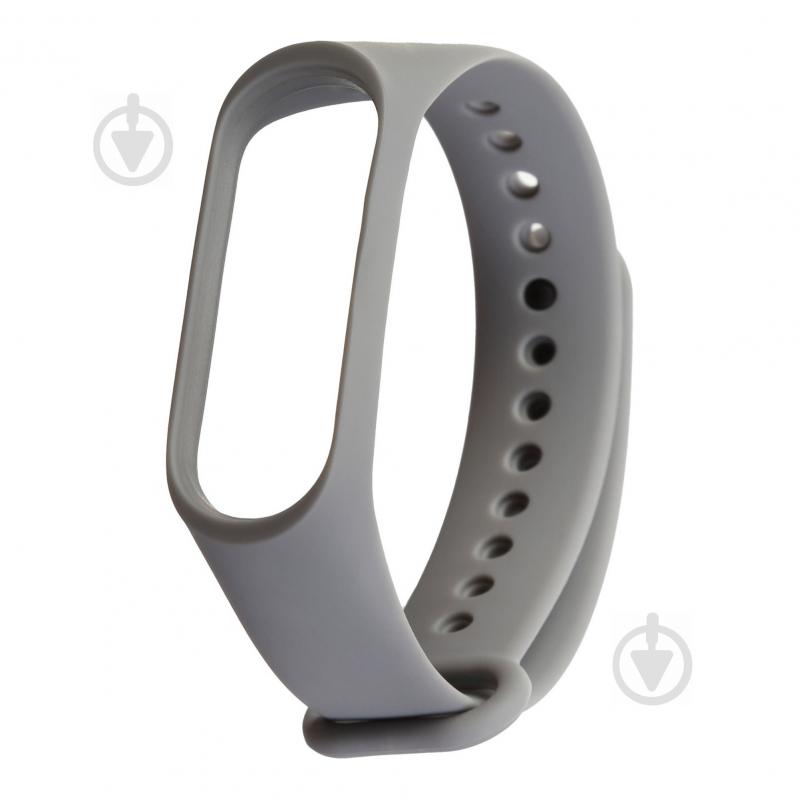 Ремінець для фітнес-браслета Armorstandart для Xiaomi Mi Band 4/3 Dark Grey (ARM52157) 52157 - фото 1