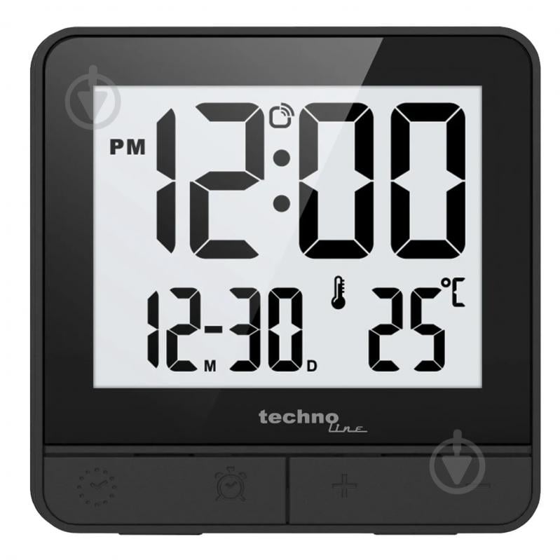 Годинник настільний WT375 Black Technoline - фото 2 Годинник настільний WT375 Black Technoline - фото 2