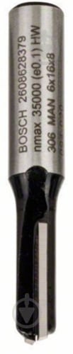 Фреза пазова кінцева циліндрична Bosch 6X16/8MM 2608628379 - фото 1