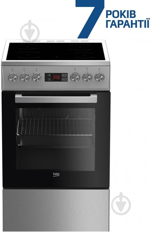 Плита склокерамічна Beko FSE 57300 GX - фото 1