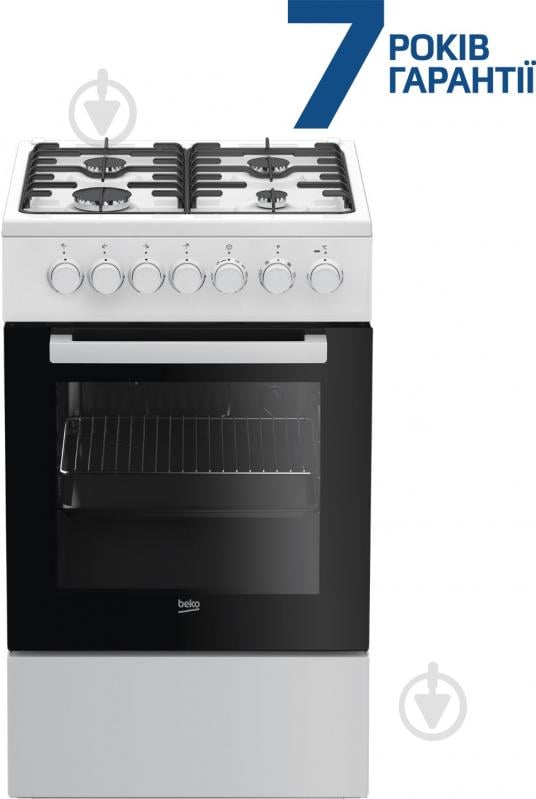 Плита комбинированная Beko FSM52120DW - фото 1