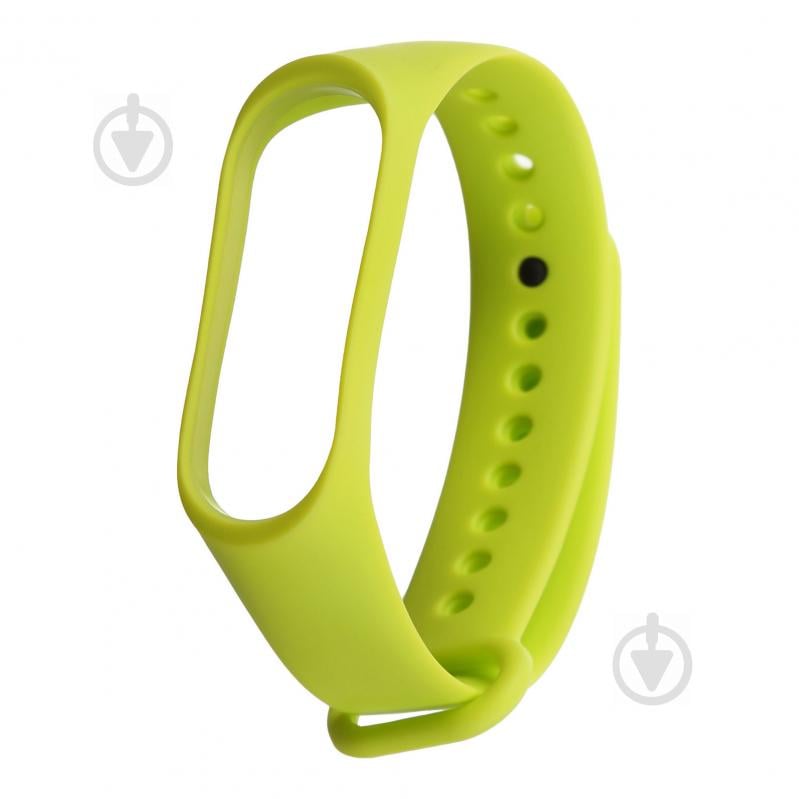 Ремінець для фітнес-браслета Armorstandart для Xiaomi Mi Band 4/3 Lime (ARM52080) 52080 - фото 1