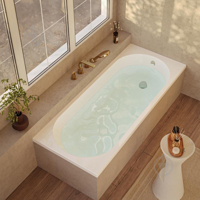 Ванна акриловая HES Evo 170х75 см с ножками - фото 2 Ванна акриловая HES Evo 170х75 см с ножками - фото 2