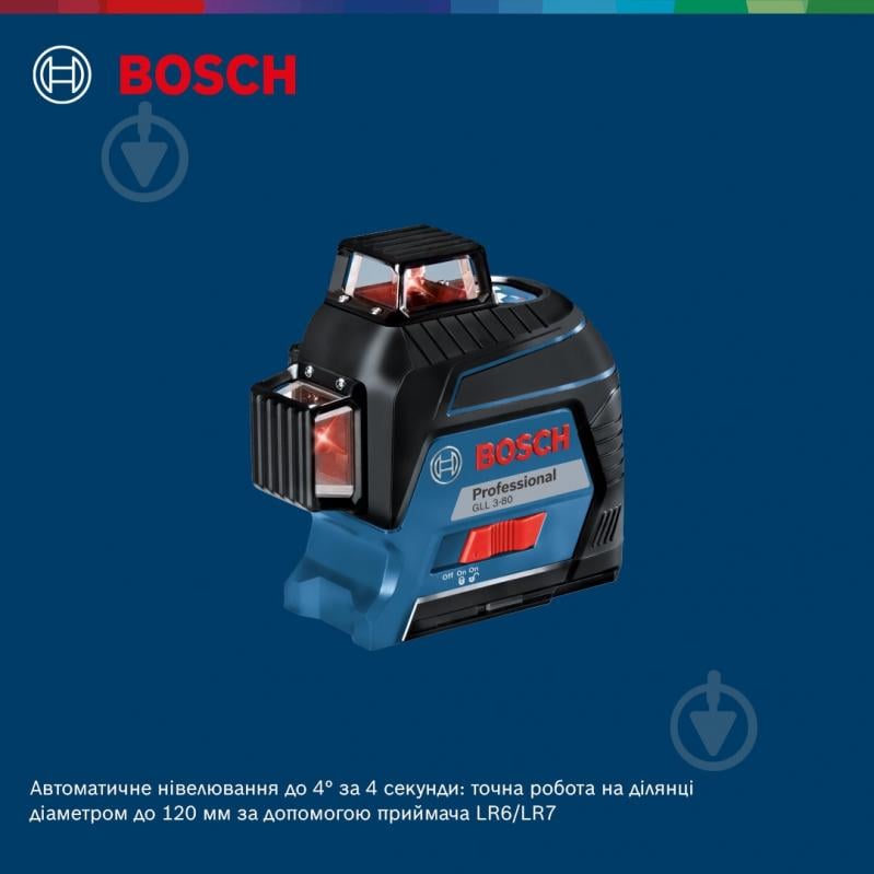 Нивелир лазерный Bosch Professional GLL 3-80 0601063S00 - фото 5 Нивелир лазерный Bosch Professional GLL 3-80 0601063S00 - фото 5