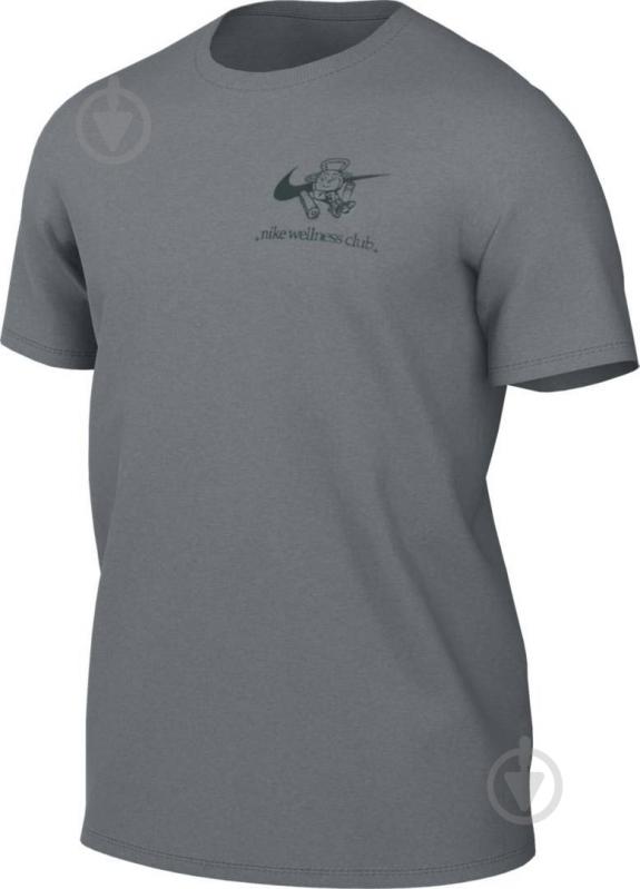 Футболка Nike T-SHIRT DRI-FIT FJ2450-065 р.L серый - фото 6