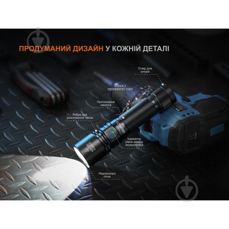 Фонарь ручной Fenix Light ​​C5 Pro 2000 Lm [019] Black C5Pro - фото 17