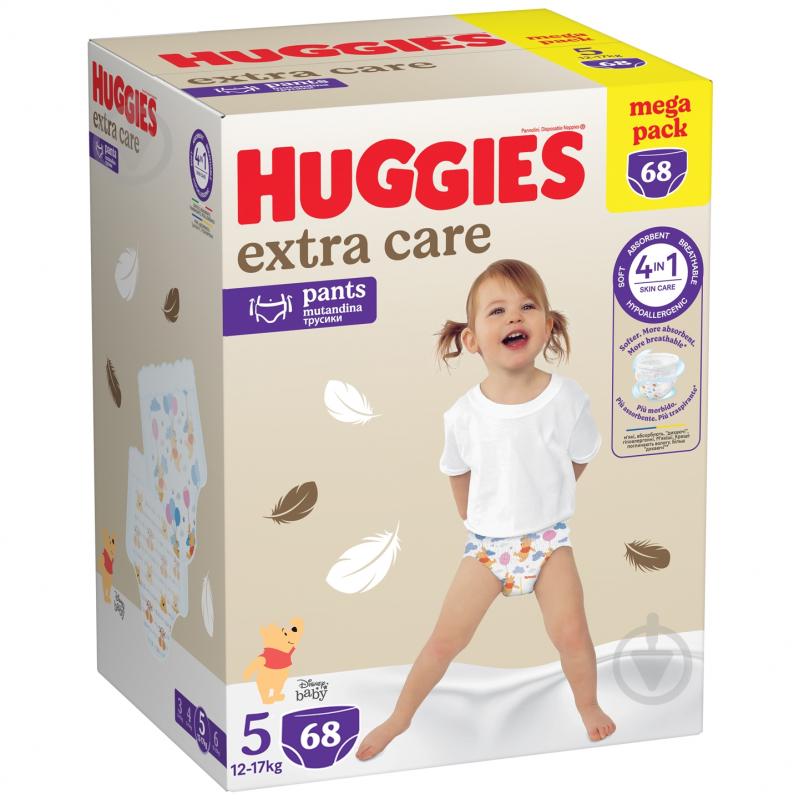 Підгузки-трусики Huggies Elite Soft 5 12-17 кг 68 шт. - фото 2