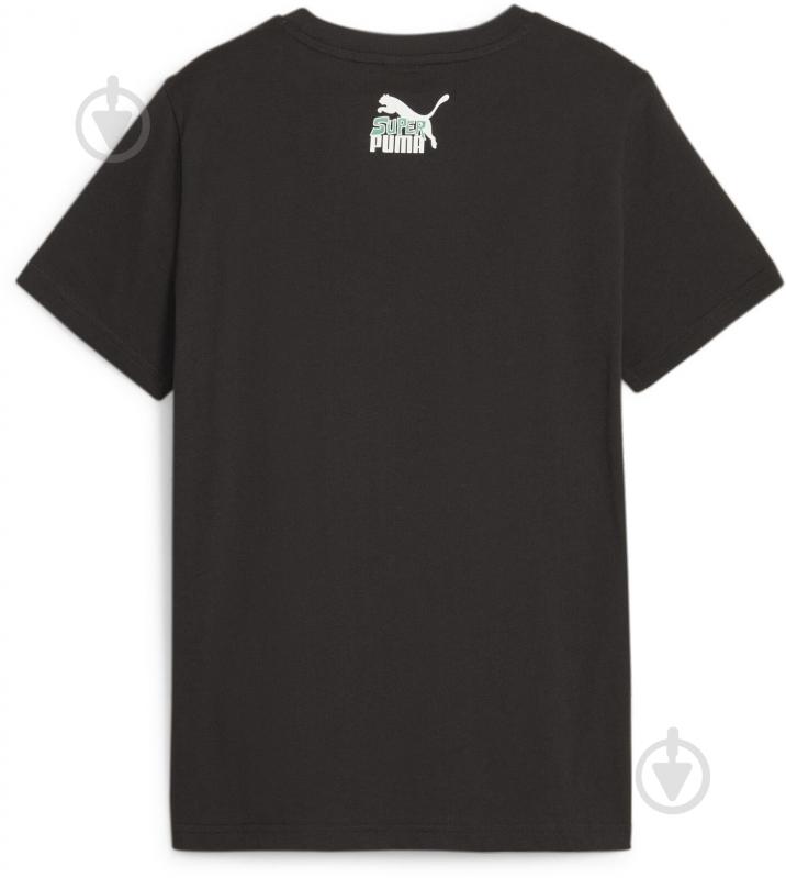 Футболка Puma CLASSICS SUPER PUMA TEE B 62262801 р.128 черный - фото 2