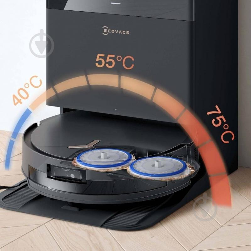 Робот-пилосос Ecovacs Deebot T50 Max Pro (DEX54) black - фото 15 Робот-пилосос Ecovacs Deebot T50 Max Pro (DEX54) black - фото 15