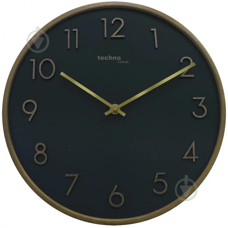 Часы настенные WT2430 Dark Green Technoline - фото 1 Часы настенные WT2430 Dark Green Technoline - фото 1