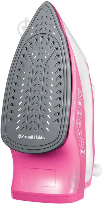 Утюг Russell Hobbs 26461-56 Light & Easy Pro Iron белый с розовым - фото 2