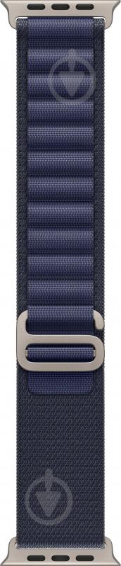 Ремешок Apple 49mm Navy Alpine Loop - Medium - Natural Titanium Finish (MXMY3ZM/A) - фото 1 Ремешок Apple 49mm Navy Alpine Loop - Medium - Natural Titanium Finish (MXMY3ZM/A) - фото 1