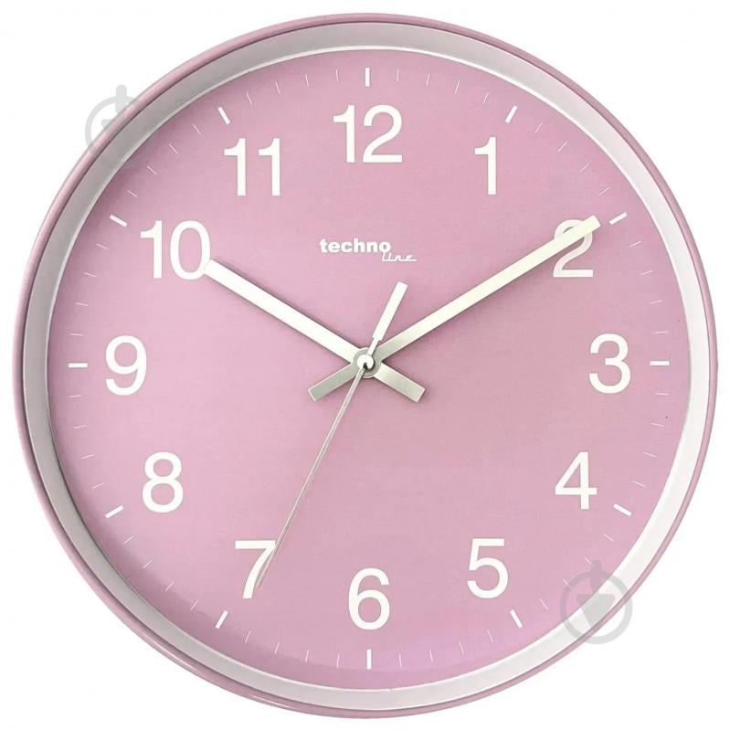 Часы настенные WT7530 Pink Technoline - фото 1