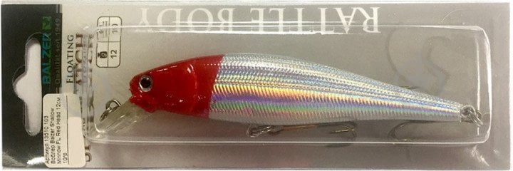 Воблер Balzer Shallow Minnow FL Red Head 12 см - фото 1