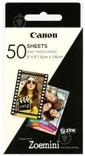 Папір Canon ZINK Paper ZP-2030 50 SHEETS - фото 1