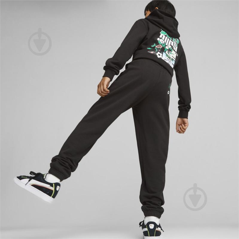 Брюки Puma CLASSICS SUPER PUMA SWEATPANTS TR B 62263101 р. 152 черный - фото 4