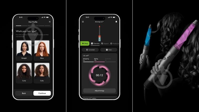 Стайлер Dyson Airwrap I.D. HS08 Complete Long Ceramic Pink/Rose Gold (601848-01) - фото 9 Стайлер Dyson Airwrap I.D. HS08 Complete Long Ceramic Pink/Rose Gold (601848-01) - фото 9