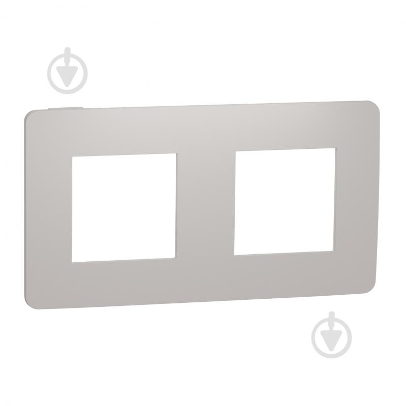Рамка двомісна Schneider Electric Unica New Studio Color універсальна шампань/білий NU280424 - фото 1 Рамка двомісна Schneider Electric Unica New Studio Color універсальна шампань/білий NU280424 - фото 1
