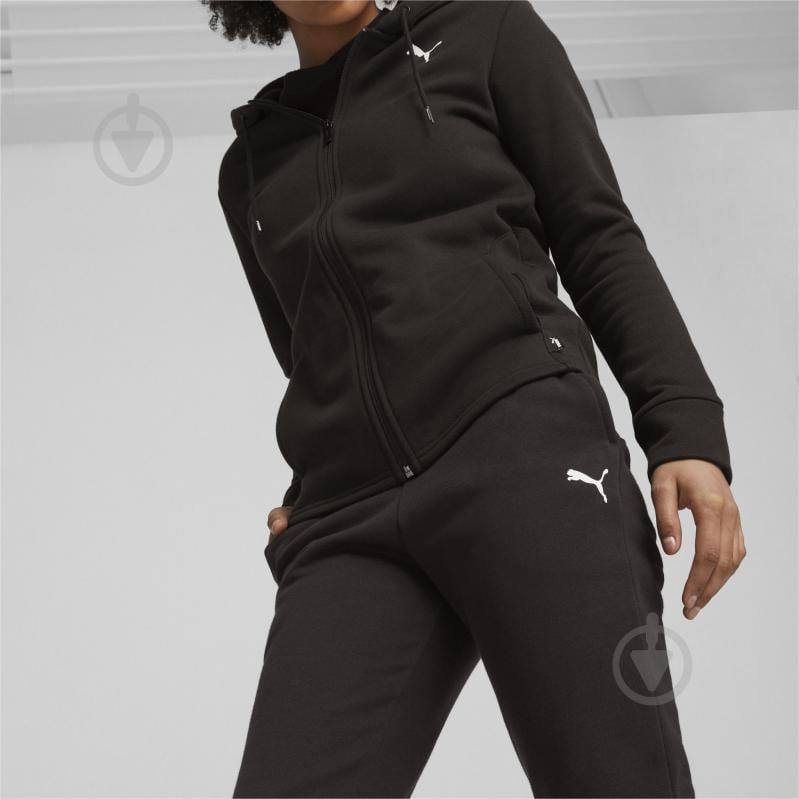 Спортивный костюм Puma CLASSIC HOODED TRACKSUIT FL CL 62263701 р.M черный - фото 4