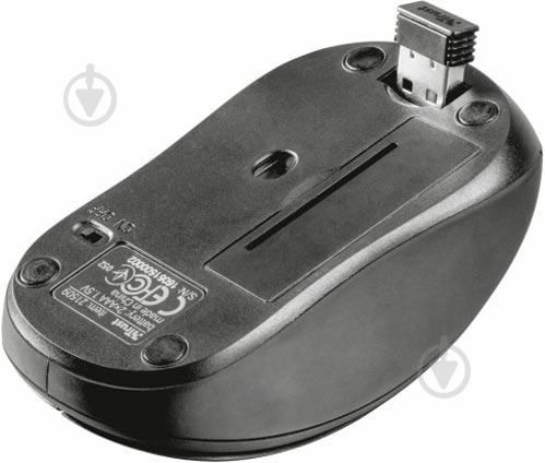 Мышь Trust Ziva Wireless Compact mouse 21509 black (6292934) - фото 4