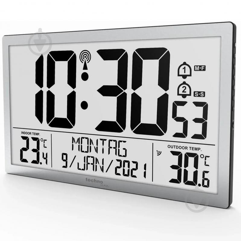 Годинник настінний WS8113 Silver Technoline - фото 2 Годинник настінний WS8113 Silver Technoline - фото 2