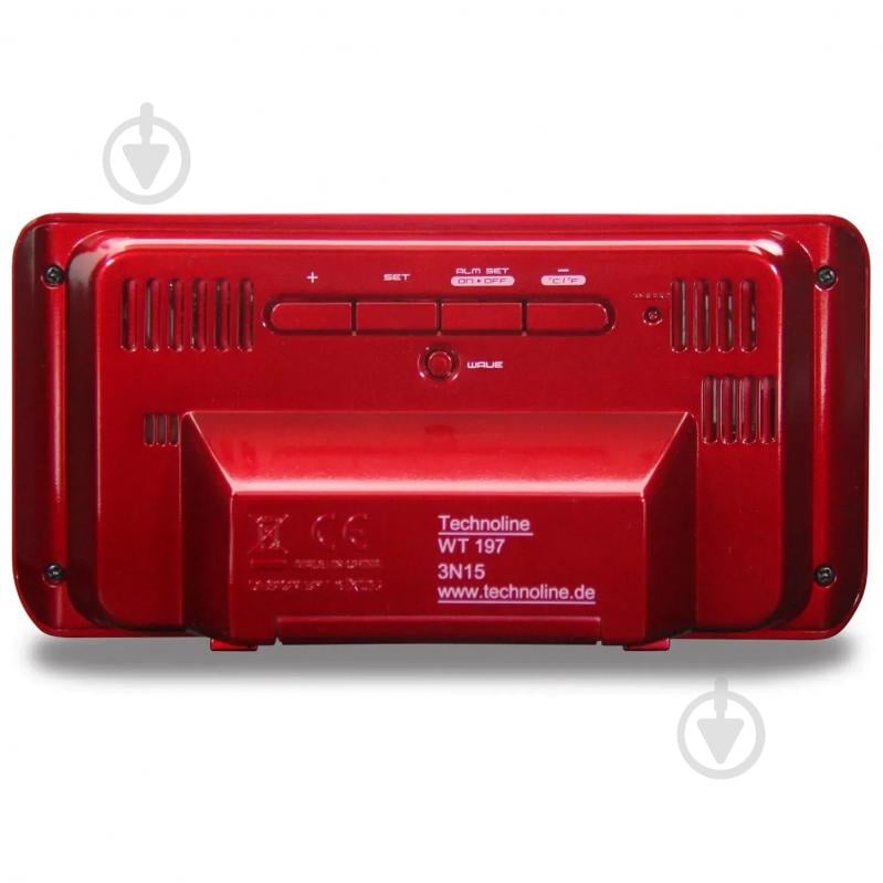 Годинник настільний WT197 Red Technoline - фото 4