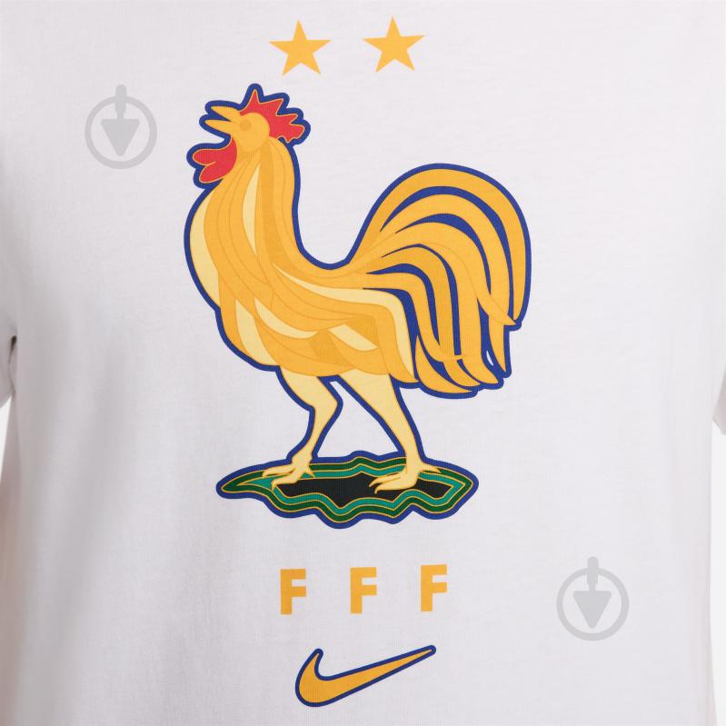 Футболка Nike FFF NK CREST TEE FV8583-100 р.XL белый - фото 4