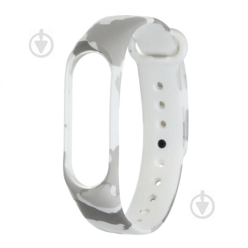 Ремешок для фитнес-браслета Armorstandart для Xiaomi Mi Band 4/3 Khaki White (ARM55640) 55640 - фото 1