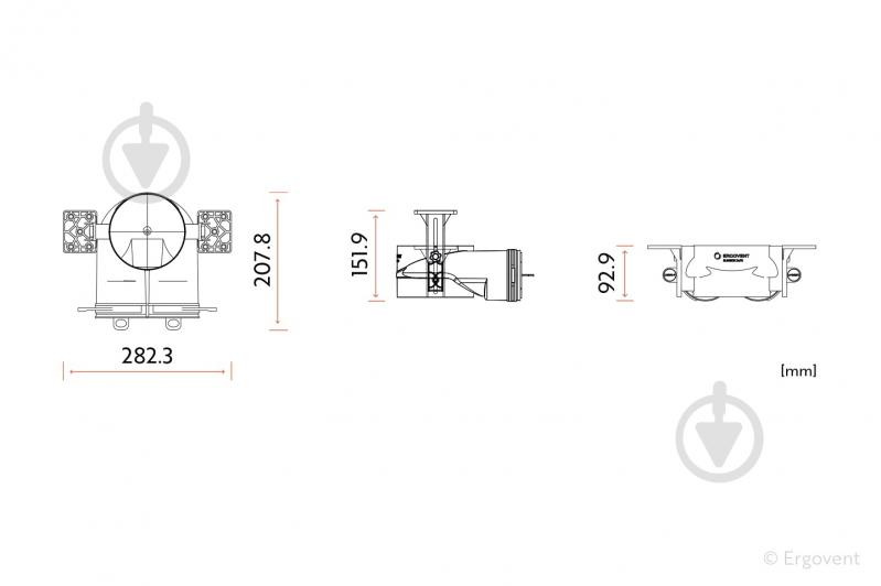 З'єднувач Ergovent SLIMBOX 2X75 - фото 7