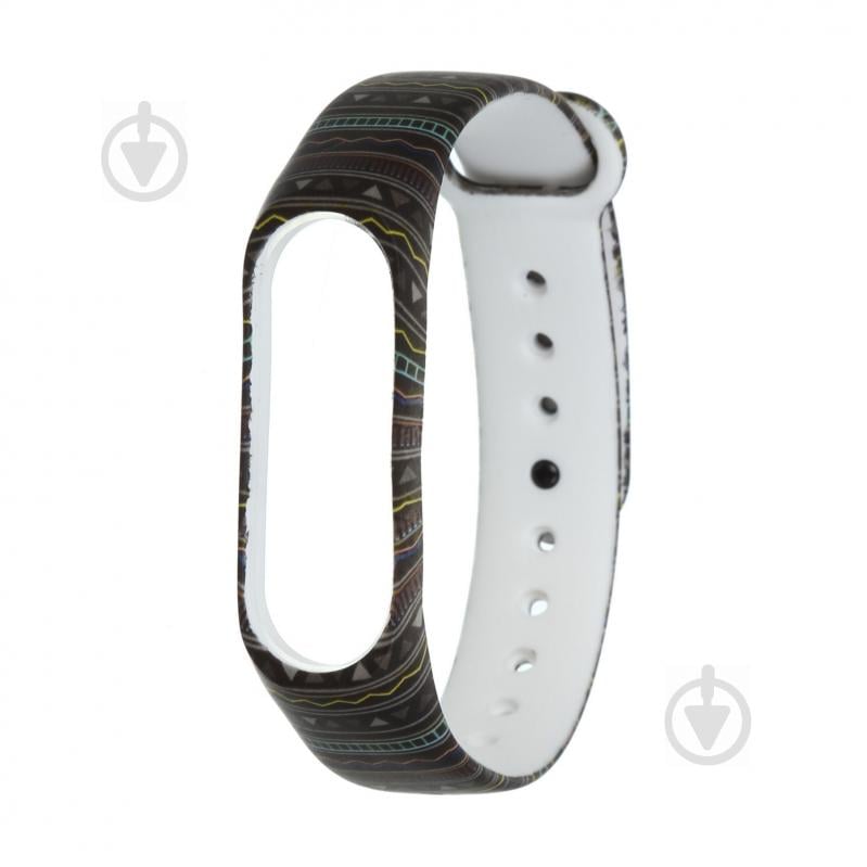 Ремешок для фитнес-браслета Armorstandart для Xiaomi Mi Band 4/3 Ornament (ARM55649) 55649 - фото 1