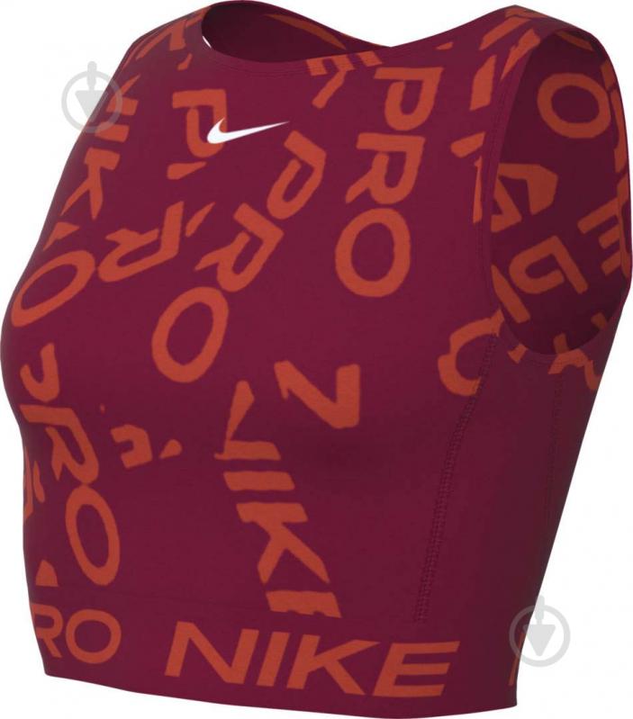 Топ Nike W NP DF CROP TANK AOP FB5500-620 р.XS красный - фото 6