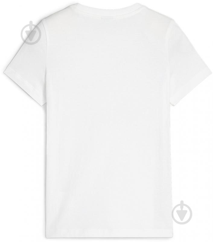 Футболка Puma CLASSICS IRIDESCENT LOGO TEE G 62290402 р.140 білий - фото 2