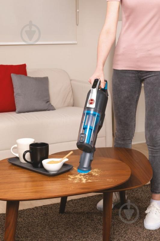 Пилосос акумуляторний Hoover HF522STP 011 grey/blue - фото 18