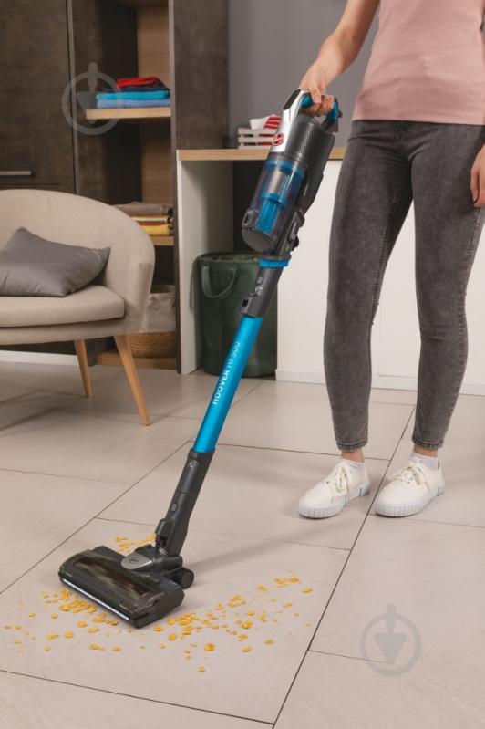 Пилосос акумуляторний Hoover HF522STP 011 grey/blue - фото 20