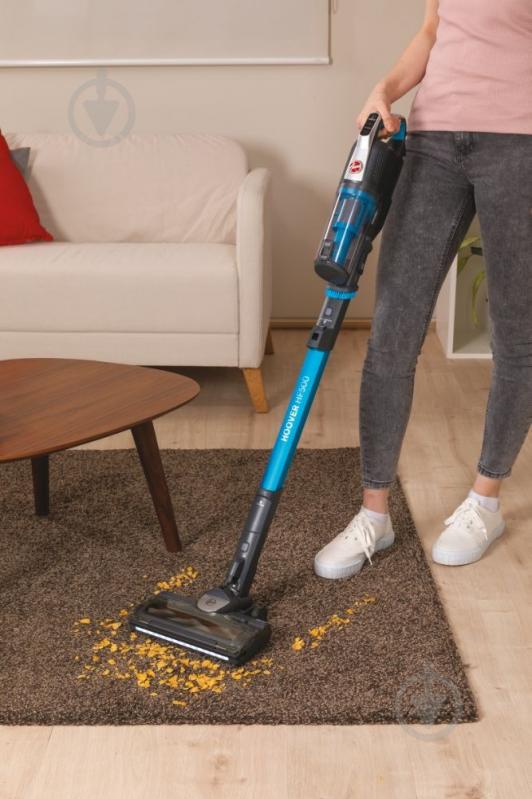 Пилосос акумуляторний Hoover HF522STP 011 grey/blue - фото 26