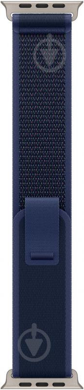 Ремешок Apple 49mm Blue Trail Loop - S/M - Natural Titanium Finish (MXTT3ZM/A) - фото 1