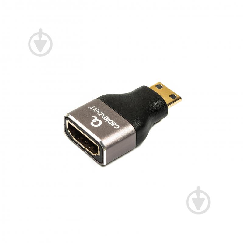 Адаптер Cablexpert HDMI M/F mini-C V2.1 8K@60 black (AP-HDMI8K-FC) - фото 2