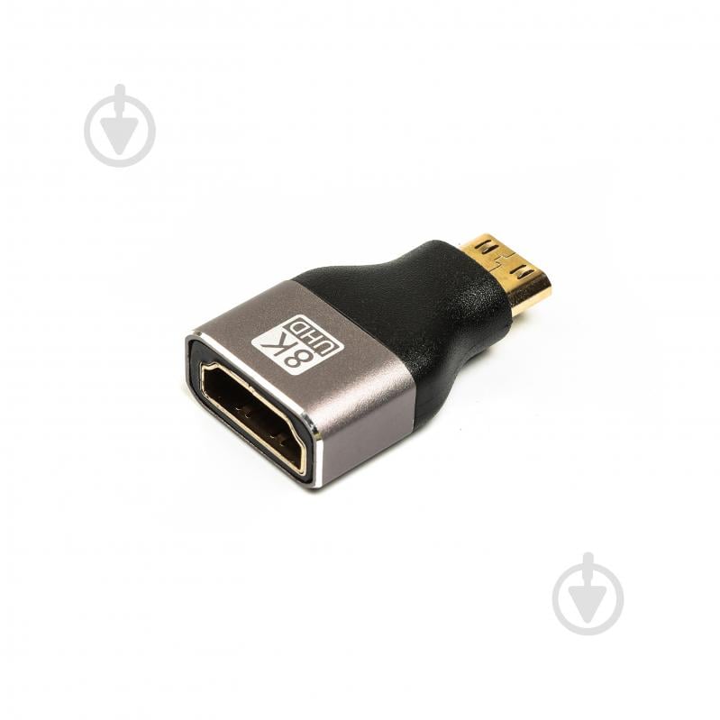 Адаптер Cablexpert HDMI M/F mini-C V2.1 8K@60 black (AP-HDMI8K-FC) - фото 3