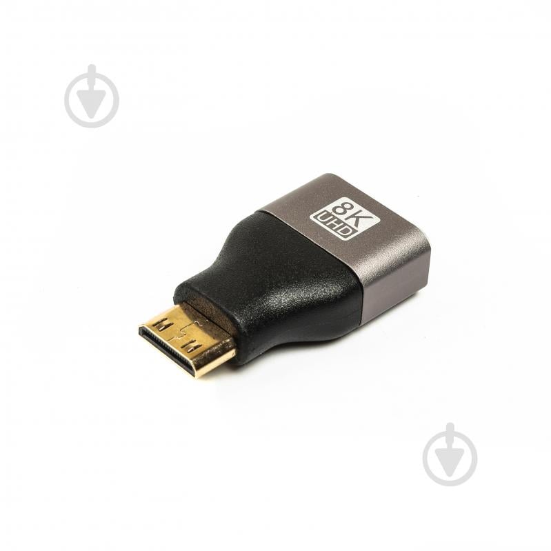 Адаптер Cablexpert HDMI M/F mini-C V2.1 8K@60 black (AP-HDMI8K-FC) - фото 4