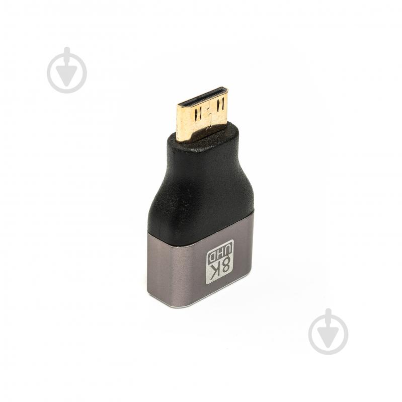 Адаптер Cablexpert HDMI M/F mini-C V2.1 8K@60 black (AP-HDMI8K-FC) - фото 5