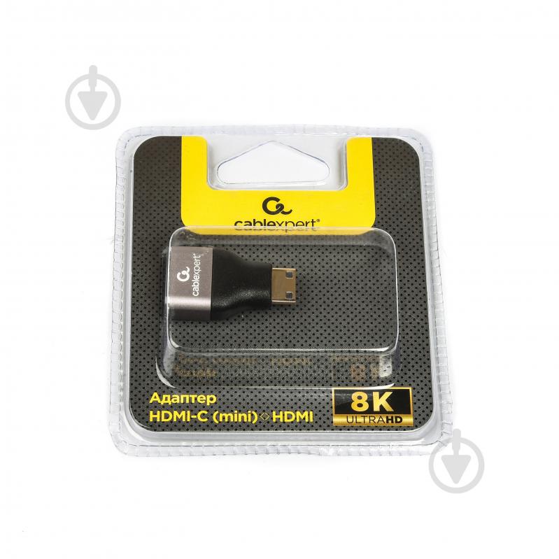 Адаптер Cablexpert HDMI M/F mini-C V2.1 8K@60 black (AP-HDMI8K-FC) - фото 6